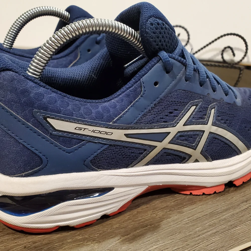 ASICS Womens GT-1000 6 Navy Blue & Pink Running Shoes Size 10 - Picture 3 of 14